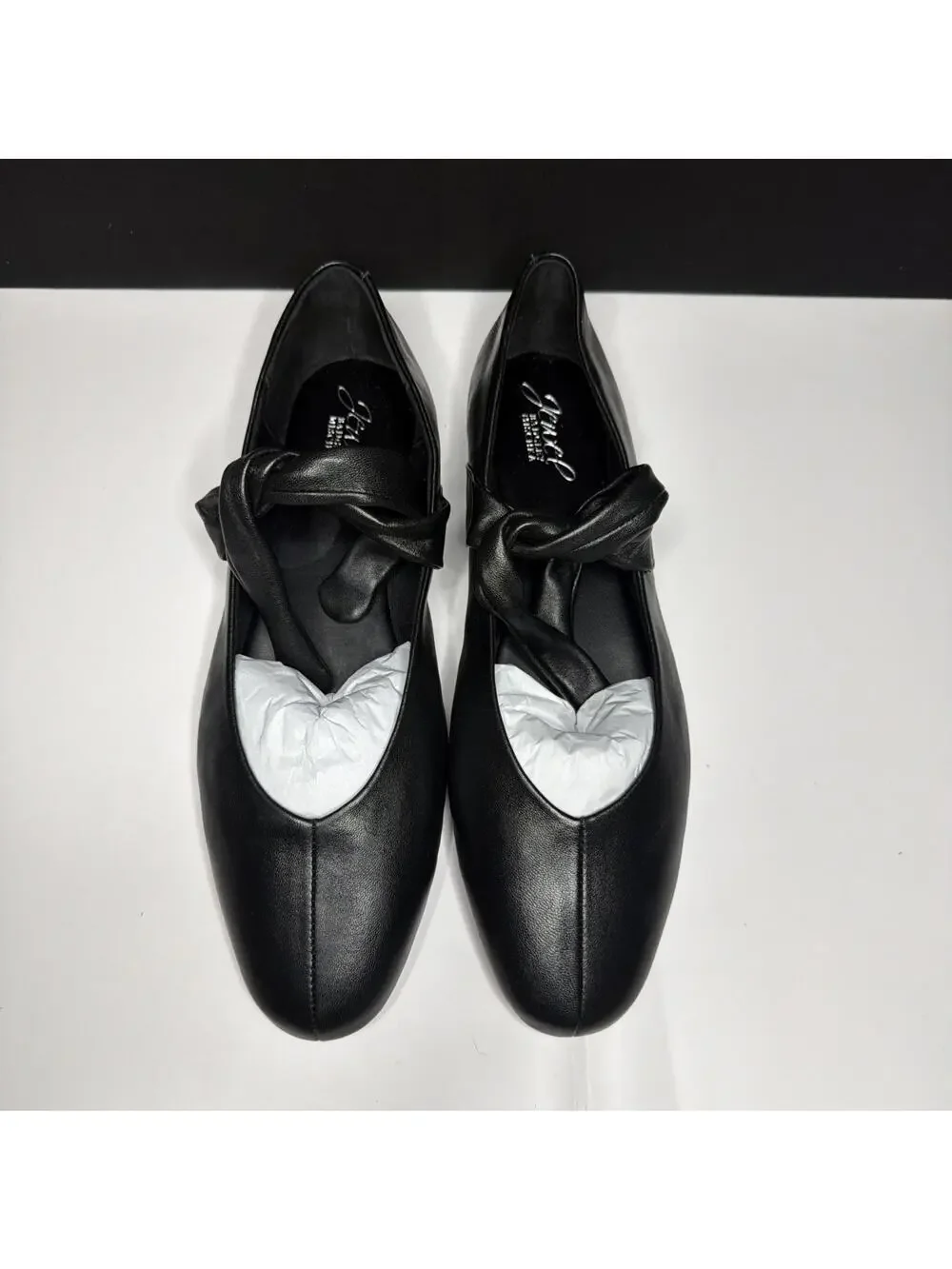 Jewel Badgley Mischka Taylore Womens Black Mary Jane Flats Round Toe Size 9